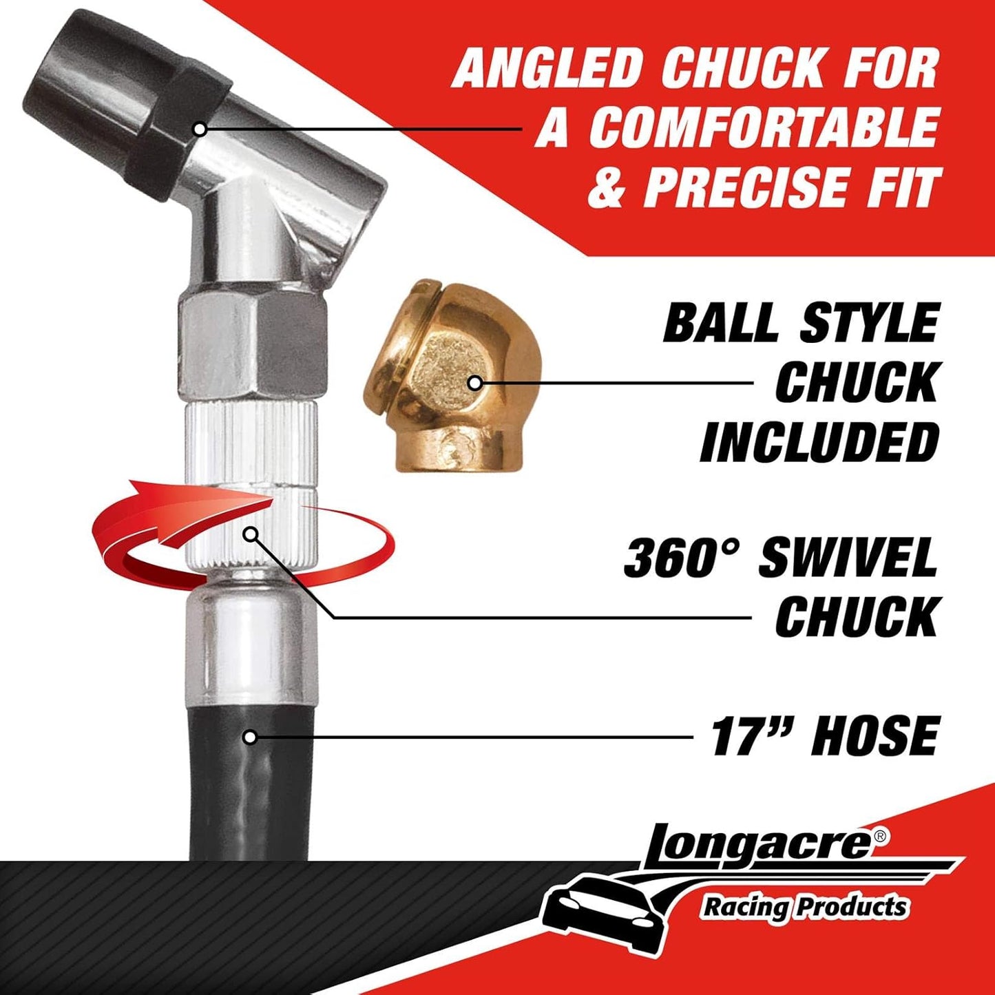 Longacre  Semi Pro Digital Tire Pressure Gauge, 0-60