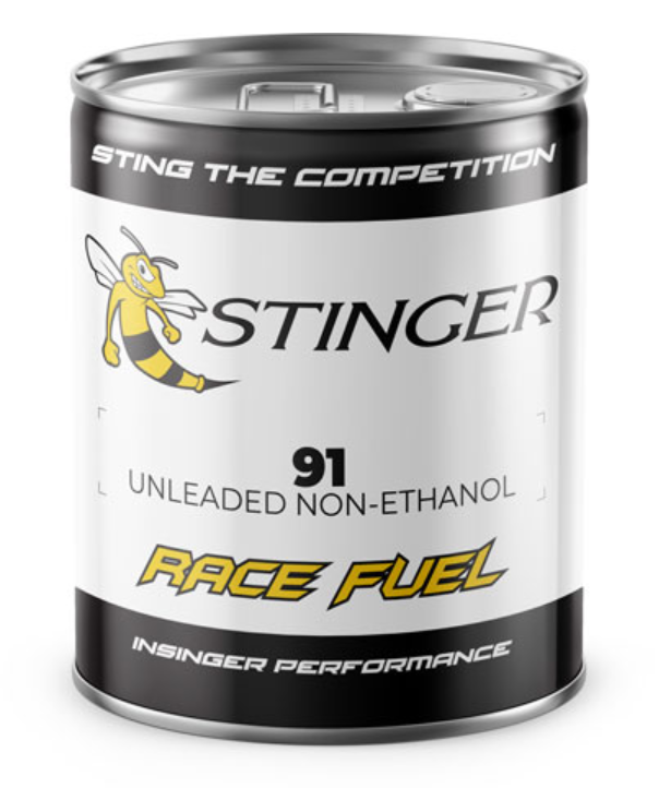 Stinger 91 OCTANE RACE FUEL, 5 GALLON PAIL (LOCAL PICKUP ONLY)