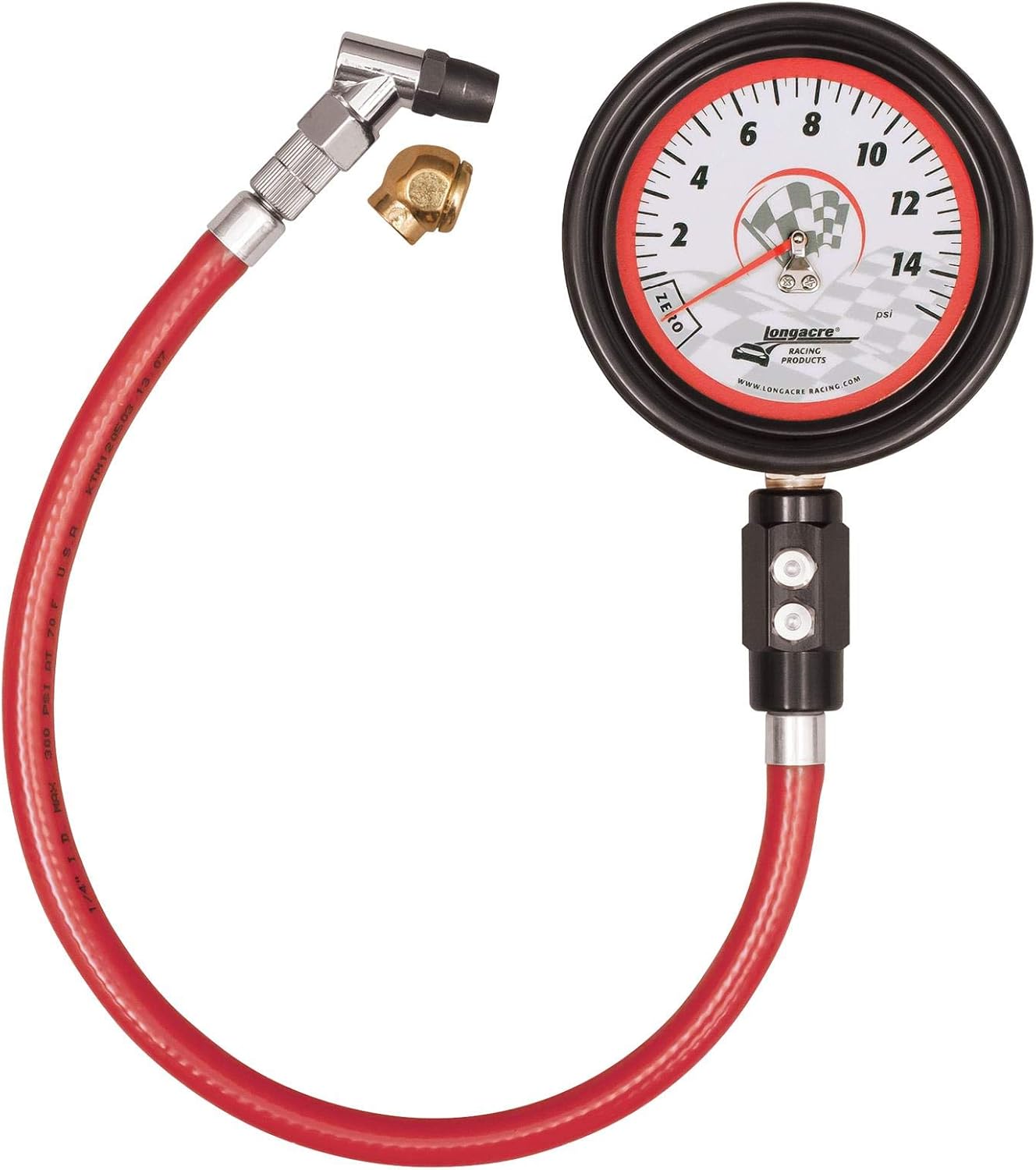 Longacre Magnum 3 1/2 GID Tire Gauge, 0-15 by 1/4 lb