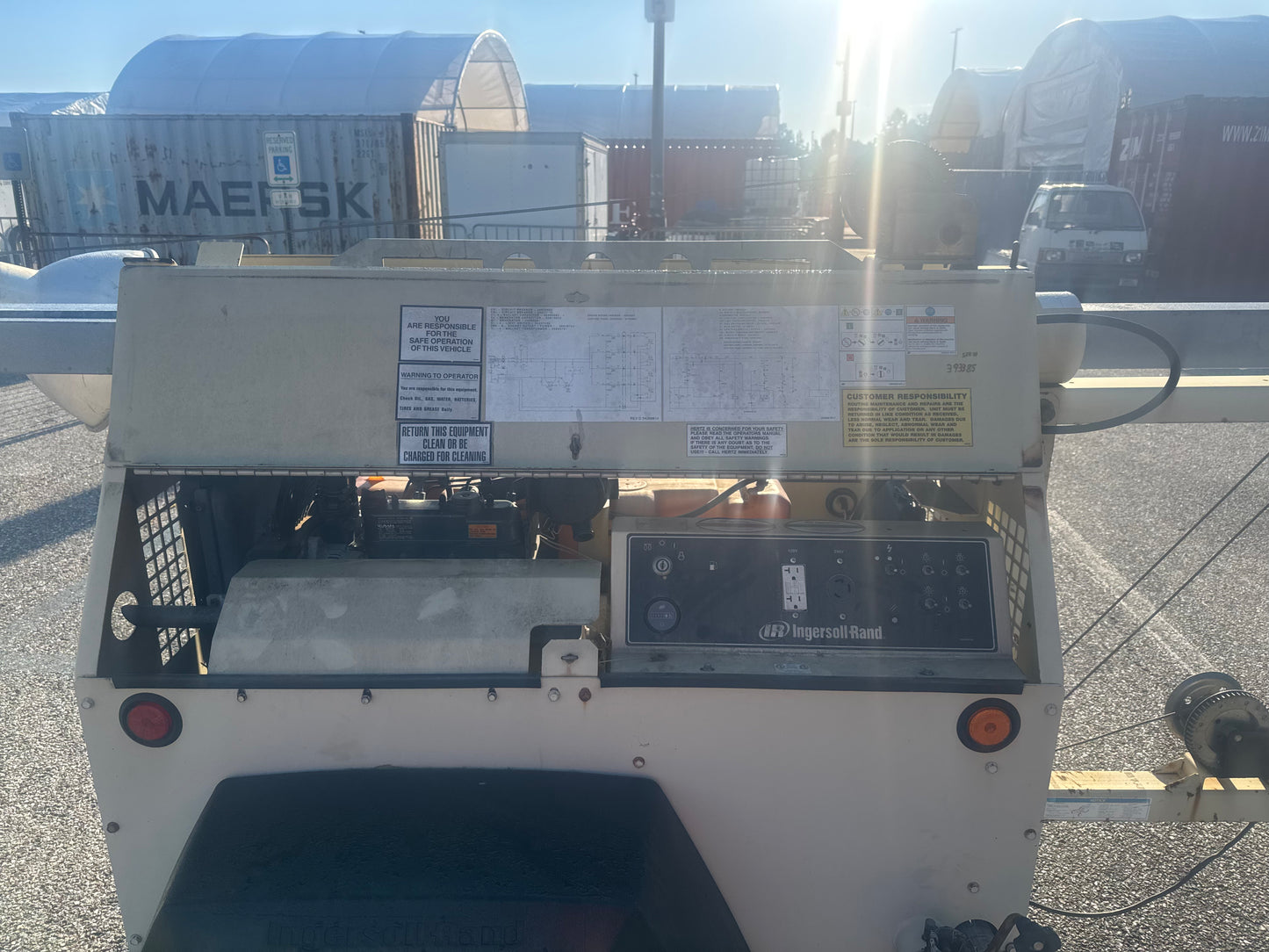 2011 Ingersol Kubota Generator Light Tower